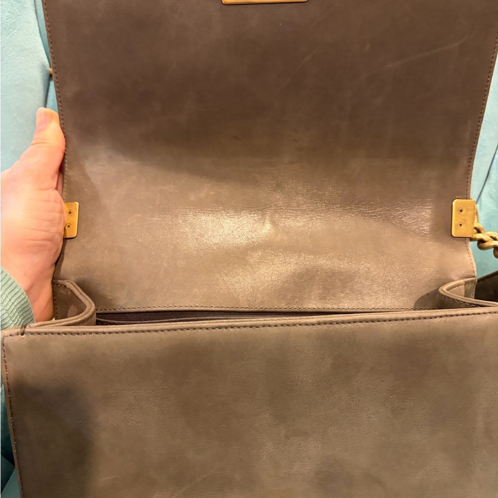 Chanel Boy Flap Bag Old Medium CLASSIC Chanel Quilted Tweed! Hard to Find Colors - Picture 15 of 17